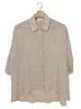 PATRIZIA PEPE Hemd-Bluse Damen Gr. DE 38 creme Casual-Look