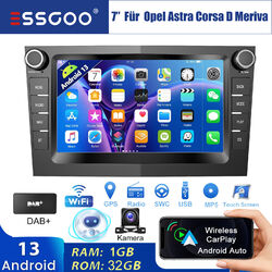 +DAB 32G Android 13 Carplay Autoradio GPS Navi Kam Für Opel Astra H Corsa C D