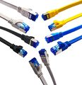 CAT 8 Patchkabel Netzwerkkabel Flaches RJ45 LAN DSL 100% KUPFER   1m - 15m