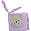 Disney Winnie the Pooh, rosa Stoffbuch von C&A 12x10 cm, gebraucht