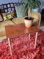 Vintage Retro 60er Couchtisch Beistelltisch Teak Poul Hundevad auf Rollen Danish