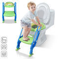 Toilettentrainer Treppe Toilettensitz Lerntöpfchen WC Sitz 1-7 Kinder Blau Grün