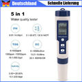 5 IN 1 Digital Wasser Qualität Tester Stift Ec Ph Salzgehalt Temp Meter / Finder