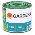 GARDENA 00538-20 Raseneinfassung Grün Rolle 15 cm hoch, 9 m lang