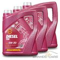 3x 5 L LITER MANNOL DIESEL TDI 5W-30 MOTOREN-ÖL MOTORÖL 51008920