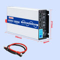 Reiner Sinus-Wechselrichter 4000W 8000W Max 12V 24V bis 220V 240V LCD USB Car