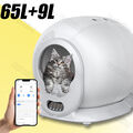 Smart Automatische selbstreinigende Katzentoilette Katzenklo App-Steuerung 65+9L