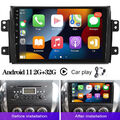 32GB Android 11 Apple Carplay DAB+ Autoradio GPS Navi Für SUZUKI SX4 Fiat Sedici