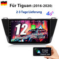 Für VW Tiguan 16-2020 Carplay 10" Android 13 Autoradio GPS Navi WIFI DAB+ 6+128G