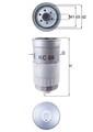 KNECHT Kraftstofffilter KC 69 für AUDI VOLVO VW