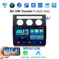 Für VW Touran 1T1 1T2 1T3 2003-2010 Android 13 Autoradio GPS NAVI WIFI 6+128G DE