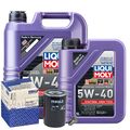 Motoröl 5W40 LIQUI MOLY Synthoil High Tech 6L+MAHLE Ölfilter+Ölablassschraube