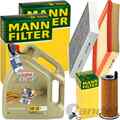 MANN INSPEKTIONSKIT+5L CASTROL 5W-30 ÖL passend für BMW 1er F20 2er F22 3er F30