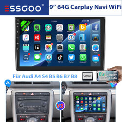 Carplay Für Audi A4 8E 8H B6 B7 2000-2009 Android 13 Autoradio GPS Navi WIFI 64G