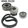 SKF VKMA 35120 Keilrippenriemensatz für OPEL CORSA C MERIVA A X01 X03