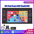 DAB+ Für Ford Focus MK2 Tansit MK7 64G Android13 Carplay Autoradio GPS Navi RDS