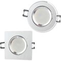 6x LED Einbaustrahler Set GU10 230 Volt 1-9W Einbau-Spot 70-75mm Einbauleuchte