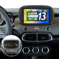 2+64G 9" Android 13 Für Fiat 500X 2014-2020 Autoradio Carplay GPS Sat Wifi BT FM