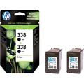 2x ORIGINAL HP 338 TINTE PATRONEN PSC 1500 1510 1600 1610 2355 2610 Drucker Set