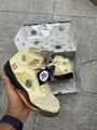 Jordan 5 X Off White Sail 40.5 Us 7.5