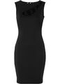 Kleid mit Cut Outs Gr. 36/38 Schwarz Damen Abendkleid Mini Party-Dress Neu