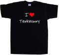 T-Shirt I Love Heart Tewkesbury