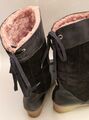 Warme Schlupf-Stiefel Damen gefüttert  EU-Gr. 36 , Leder, Schaft Wildleder