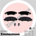 ZIMMERMANN Bremsbelagsatz Scheibenbremse 23253.160.1 für SUZUKI IGNIS OPEL WAGON