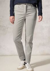 CECIL | Hose "Vicky"  m Velvet-Look | Farbe: soft silver 16134, 378297