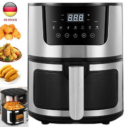 Airfryer XXL Heißluftfritteuse 7.5L Heissluft Fritteuse Minibackofen 1300W