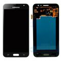 Display LCD Komplettset GH97-18414C Schwarz für Samsung Galaxy J3 J320F 2016 Neu