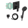 Hansgrohe Vernis Shape Exafill Badewannenarmatur Set Unterputz schwarz matt iBox