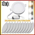 10 x LED Spot Einbaustrahler Panel Decken Wandleuchte Ultraslim Deckenleuchte