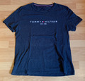 Klassisches Tommy Hilfiger T-Shirt, grau, Gr. XL (fällt aber klein aus), gebr.