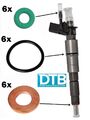 Einspritzdüse Injektor Injektoren Dichtsatz BMW Kupferdichtung O-ring 0986435359