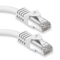 20m RJ45 Patchkabel mit CAT7 Rohkabel - S/FTP Netzwerkkabel LAN DSL Kabel grau