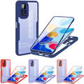 Für Xiaomi 13 Pro 12 Lite Redmi Note 12 11 10 9 360° Ganzkörper Case Schutzhülle