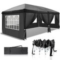 Pavillon 3x6m wasserdicht Gartenzelt Faltpavillon Pop Up Partyzelt Zelt UV50+ DE