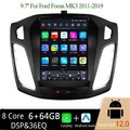 Für Ford Focus MK3 12-18 DAB+ 9.7" CarPlay Android 13 Autoradio GPS RDS 6GB+64GB