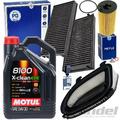 FILTERSET INSPEKTIONSPAKET+MOTUL 5W30 ÖL passend für BMW X5 F15 F85 s+xDRIVE 25d