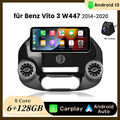 Für Benz Vito W447 14-2021 12.3" Android13 Autoradio GPS Navi WIFI 4G 6+128G KAM