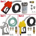 DIESEL ZAPFPISTOLE DIESELPUMPE DIESELSCHLAUCH AUTOMATIK ZAPFPISTOLE DIESEL SET