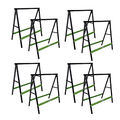8x Klappbock Sägebock Arbeitsbock klappbar 2er Set Traglast 200 kg/Paar