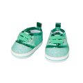 Puppen-Glitzer-Sneakers, mint, Gr. 38-45 cm Puppensneaker, Puppenschuhe