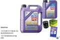 MANN-FILTER Ölfilter 6 L Liqui Moly Leichtlauf High Tech 5W-40 für Audi A8 2.8