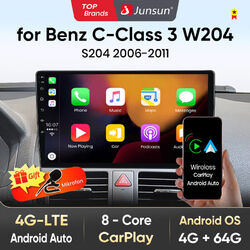 64G Android 13 Autoradio für Mercedes C Class W204 S204 4G CarPlay GPS Navi WIFI