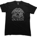 Queen Crest Diamante Official Merchandise T-Shirt M/L/XL NEU