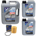 Motoröl Set Leichtlauf 10W-40 LIQUI MOLY 7 Liter + Ölfilter für Lexus IS Toyota