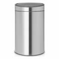 Brabantia Touch Bin Mülleimer Abfalleimer Abfallbehälter Stahlmatt 40 L 114823