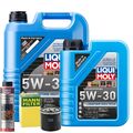 Motoröl 5W30 LIQUI MOLY Longtime High Tech 6L +MANN Ölfilter +Ölschlammspülung